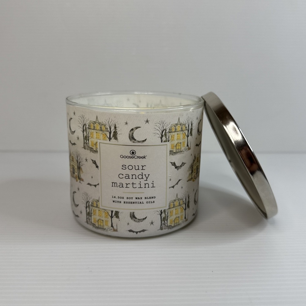 Goose Creek HALLOWEEN Sour Candy Martini ~ 3-Wick Candle BRAND NEW! - Picture 2 of 5